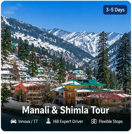 Ghaziabad to Manali Tempo Traveller on Rent | Affordable Group Travel